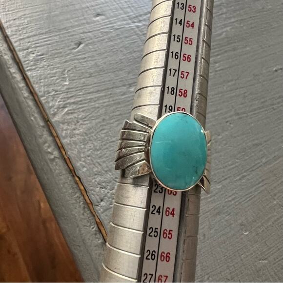 Running Bear Navajo Native 925 Sterling Silver Ring Size 9.5 - Picture 6 of 10